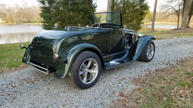 1929 Green Ford Model A Coupe