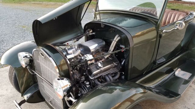 1929 Green Ford Model A Coupe