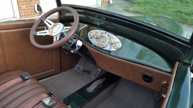 1929 Green Ford Model A Coupe