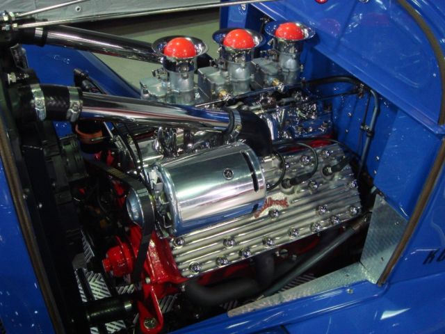 1929 Blue Ford Model A Convertible