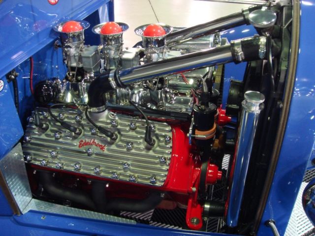 1929 Blue Ford Model A Convertible