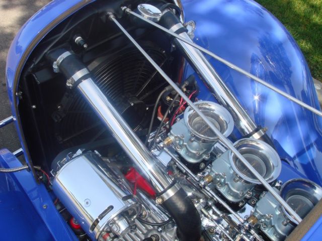 1929 Blue Ford Model A Convertible