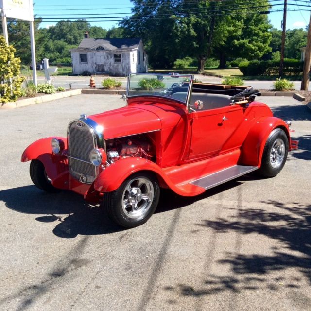 1929 Black Ford Model A Roadster