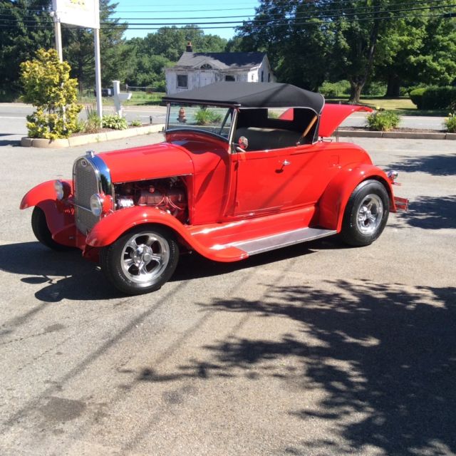 1929 Black Ford Model A Roadster