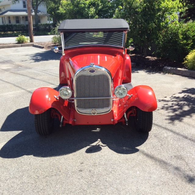 1929 Black Ford Model A Roadster