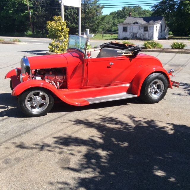 1929 Black Ford Model A Roadster