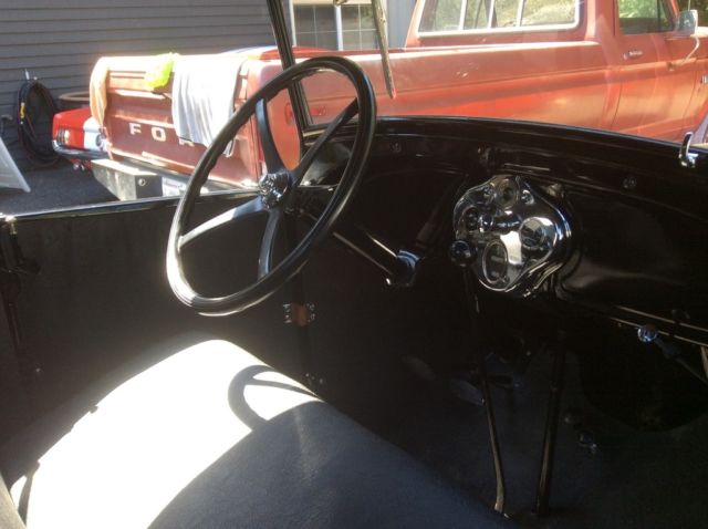 1929 Black Ford Model A roadster