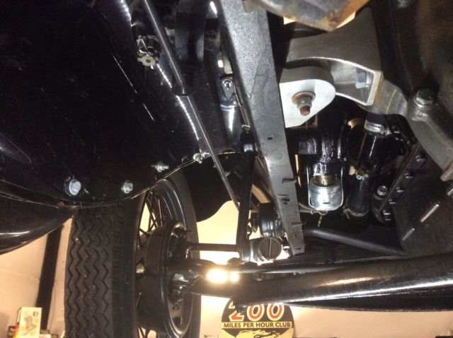 1929 Black Ford Model A roadster