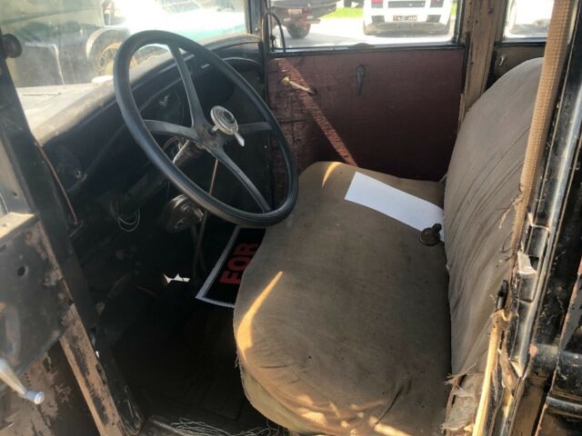 1929 Black Ford Model A Sedan