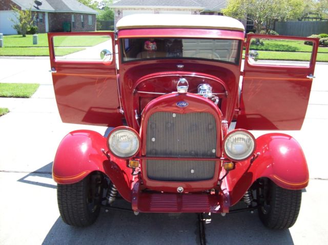 1929 Green Ford Model A Sedan