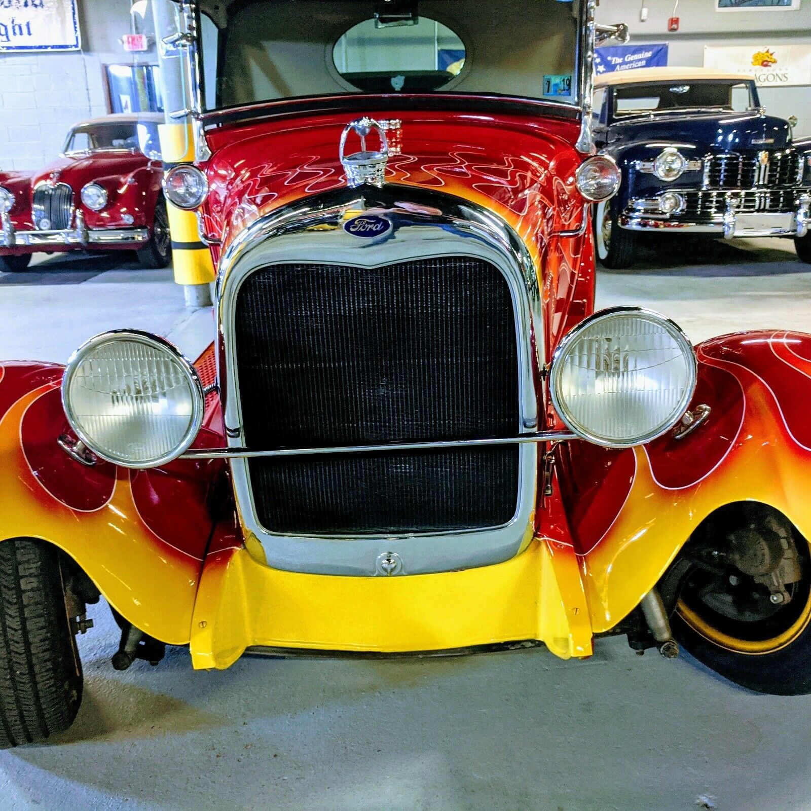 1929 Red Ford Model A Truck Pickup