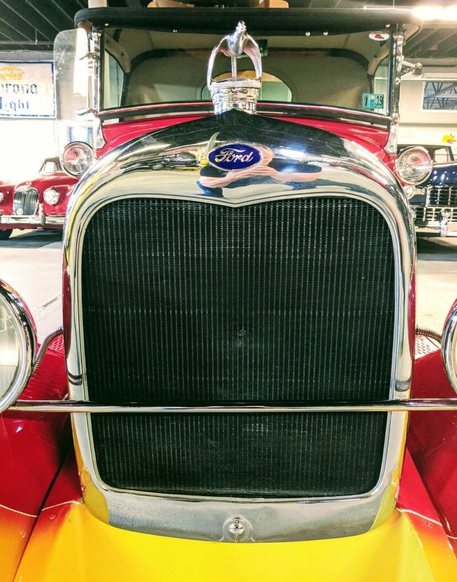 1929 Red Ford Model A Truck Pickup