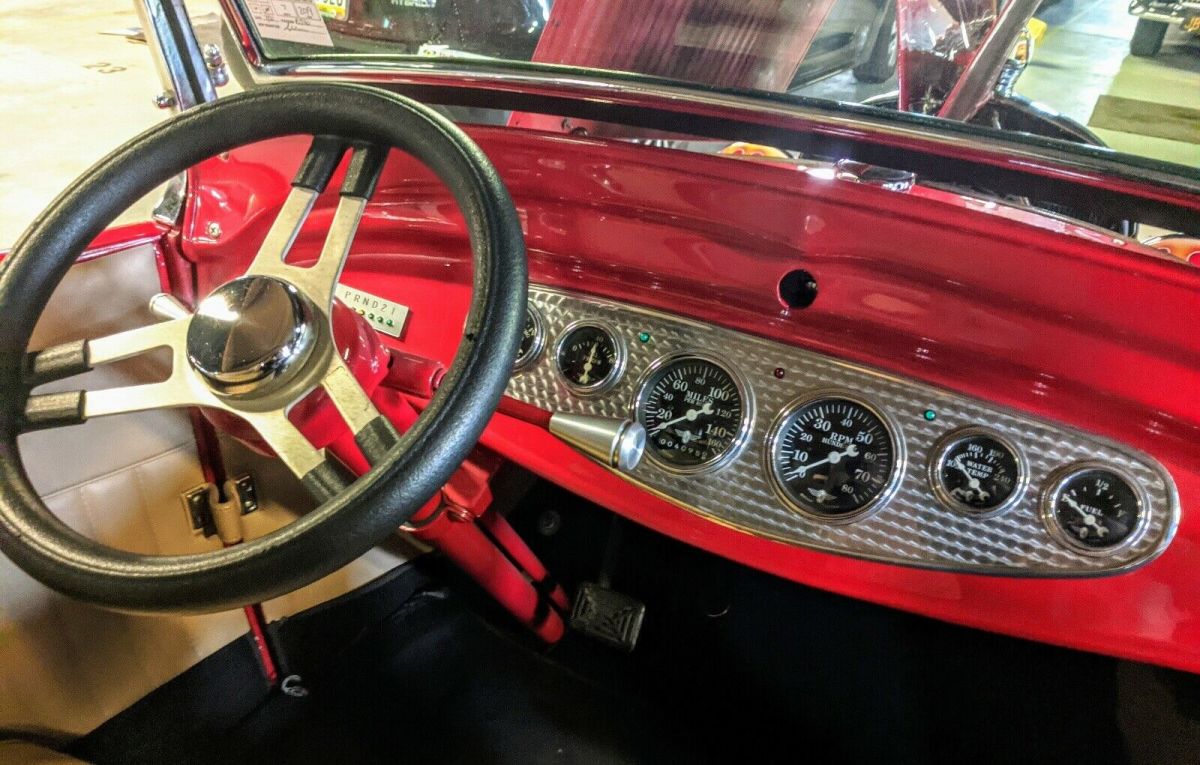 1929 Red Ford Model A Truck Pickup