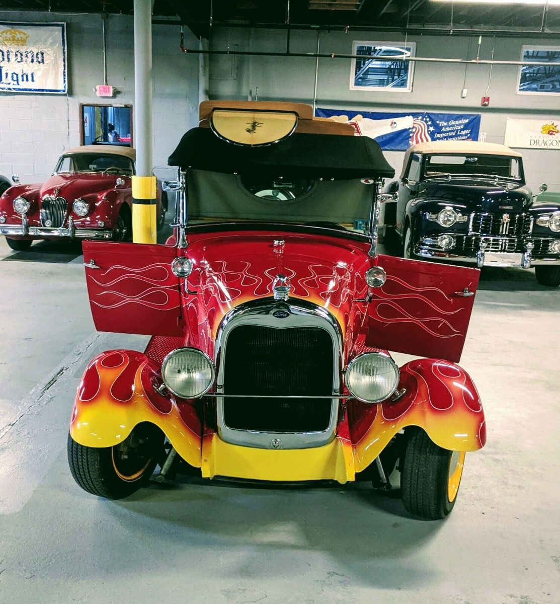 1929 Red Ford Model A Truck Pickup