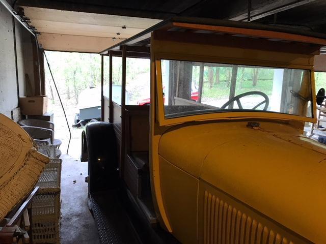 1929 Yellow Ford Model A Wagon