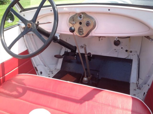 1929 White with black lettering Ford Other Convertible