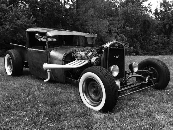 1929 metal Ford rat rod