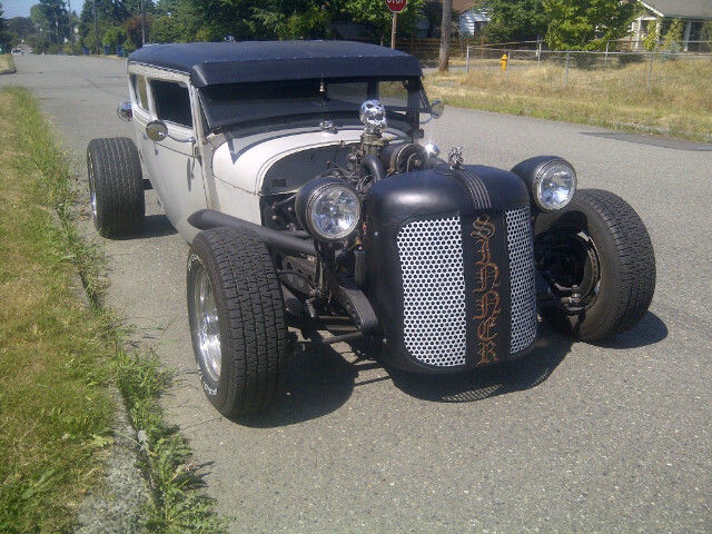 1929 Black and Grey Ford Model A