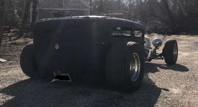 1929 Black Ford Model A Sedan
