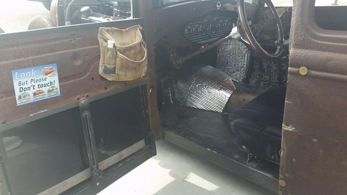 1929 Brown Ford Model A Extended Cab Pickup