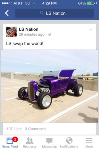 1929 Firemist Purple Ford Model A