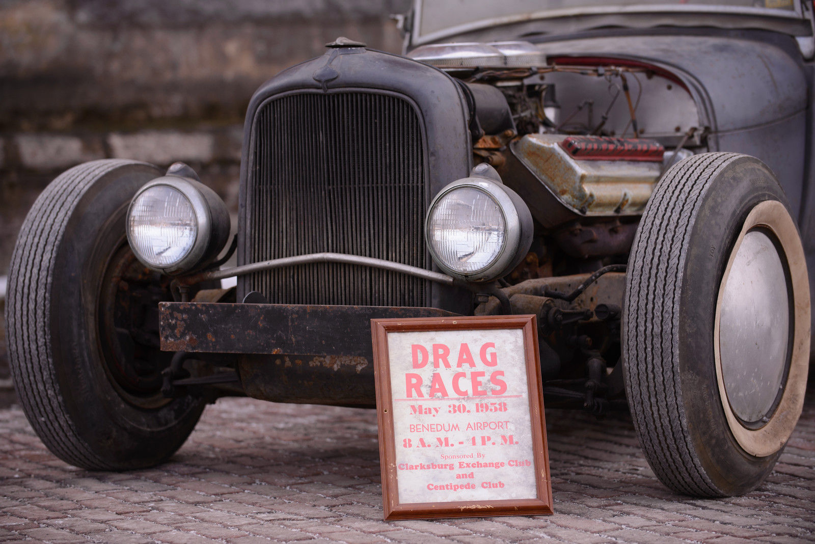 1929 Gray Ford Model A Convertible