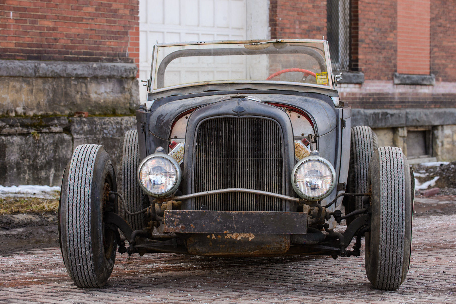 1929 Gray Ford Model A Convertible