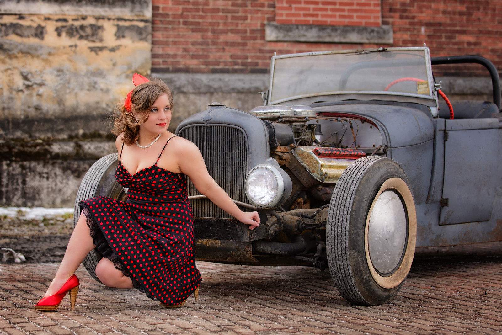 1929 Gray Ford Model A Convertible