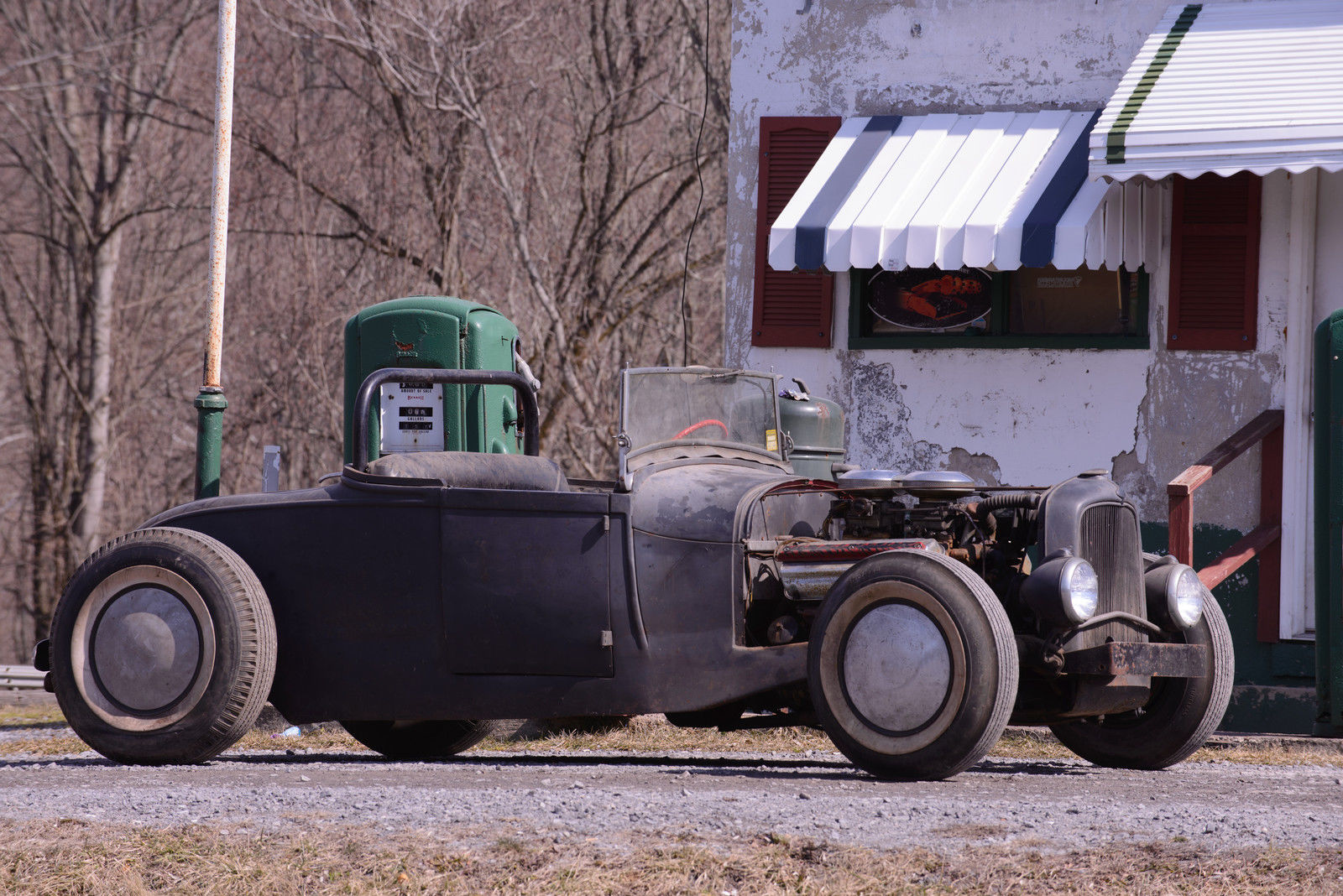 1929 Gray Ford Model A Convertible