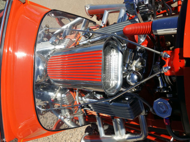 1929 Orange Ford Roadster Coupe