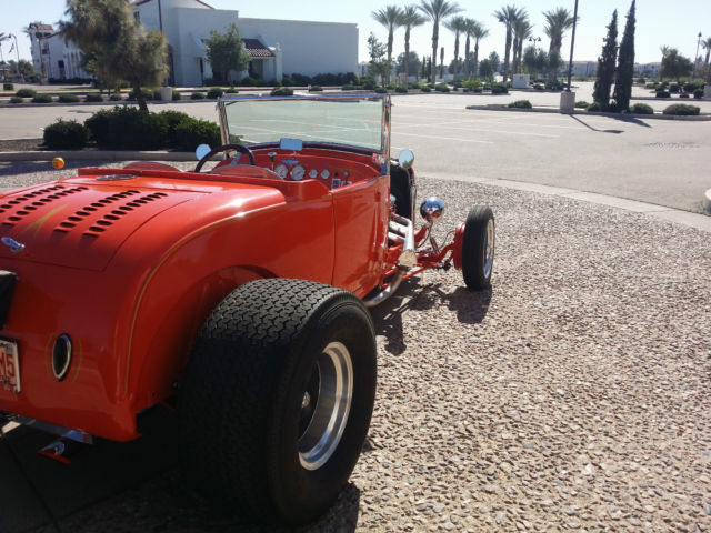 1929 Orange Ford Roadster Coupe
