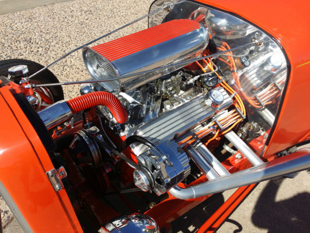 1929 Orange Ford Roadster Coupe