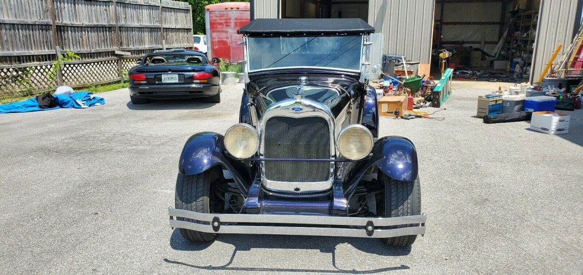 1929 Black Ford Roadster Convertible