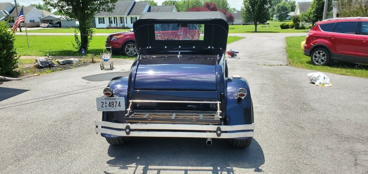 1929 Black Ford Roadster Convertible