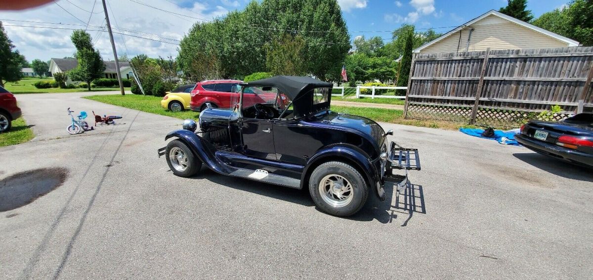 1929 Black Ford Roadster Convertible