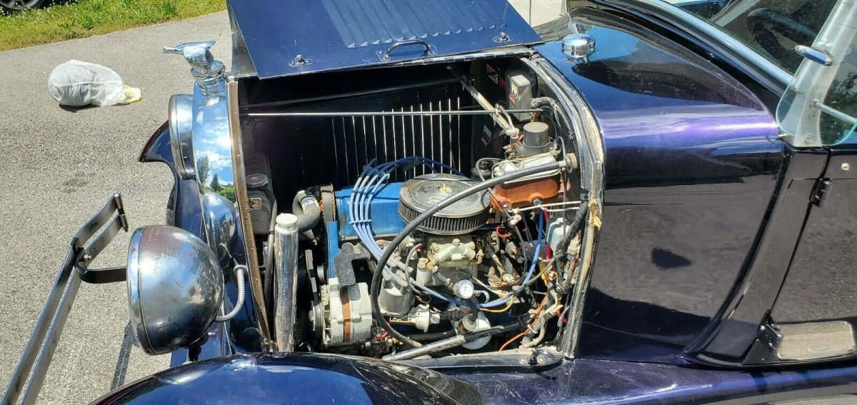 1929 Black Ford Roadster Convertible