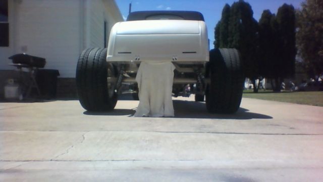 1929 White Ford Roadster Convertible