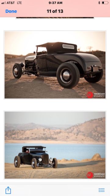1929 Black Ford Model A