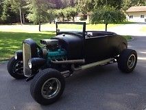 1929 Black Ford Model A Roadster