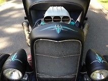 1929 Black Ford Model A Roadster