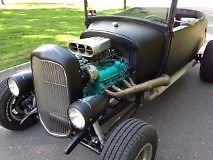 1929 Black Ford Model A Roadster