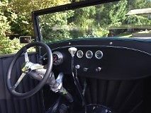 1929 Black Ford Model A Roadster