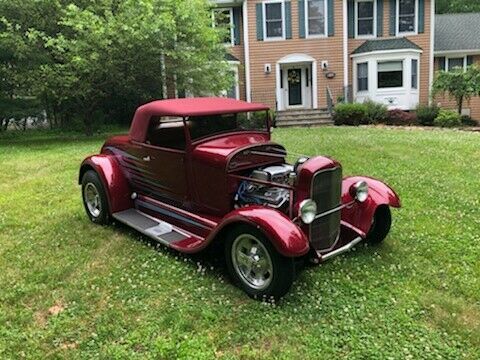1929 Red Ford Roadster