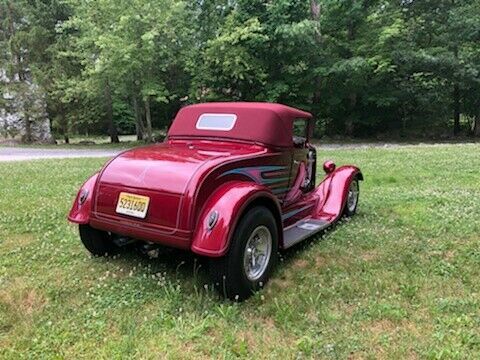 1929 Red Ford Roadster