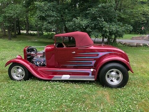 1929 Red Ford Roadster
