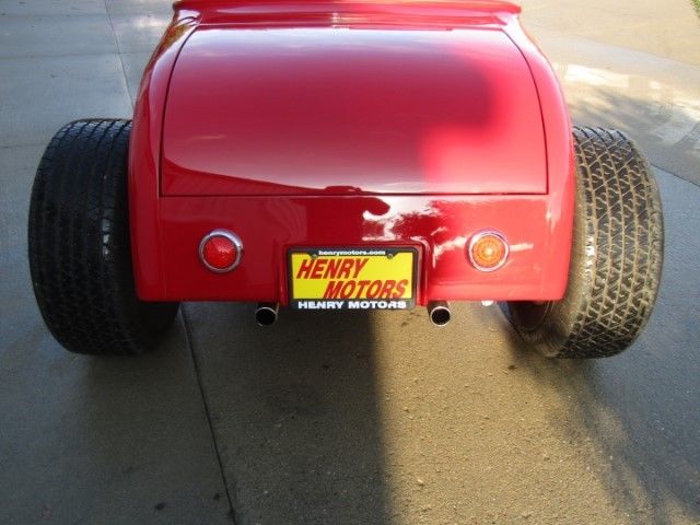 1929 Red Ford Roadster --