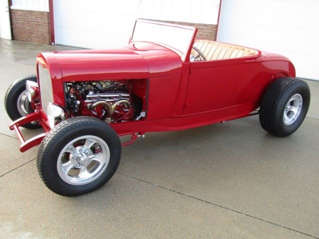 1929 Red Ford Roadster --