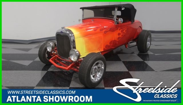 1929 Red Ford Roadster