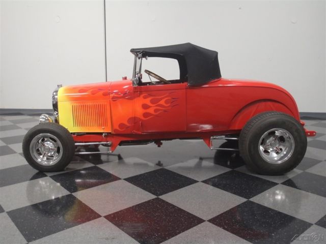 1929 Red Ford Roadster