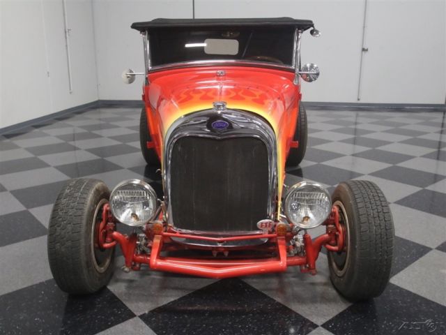 1929 Red Ford Roadster